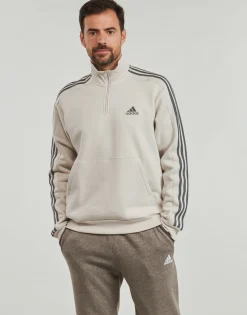 Adidas Sportswear - Essentials Fleece 3-Stripes 1/4-Zip Sweatshirt