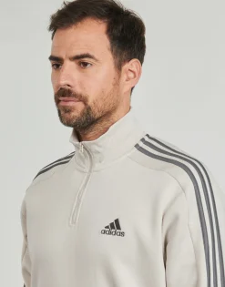 Adidas Sportswear - Essentials Fleece 3-Stripes 1/4-Zip Sweatshirt