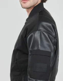 Calvin Klein Jeans - FAUX LEATHER BOMBER JACKET