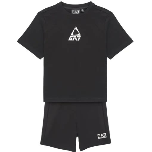 Emporio Armani EA7 - TRAIN LOGO SERIES BOY KIT TEE-SHORTS FREE
