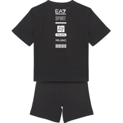 Emporio Armani EA7 - TRAIN LOGO SERIES BOY KIT TEE-SHORTS FREE