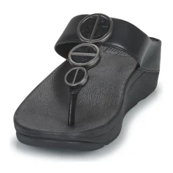 FitFlop - HALO METALLIC-TRIM TOE-POST SANDALS