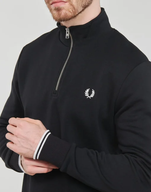 Fred Perry - HALF ZIP SWEATSHIRT