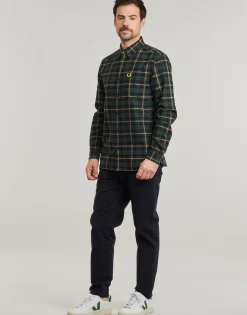 Fred Perry - OXFORD TARTAN SHIRT