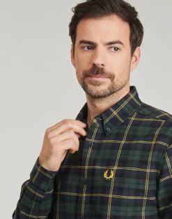 Fred Perry - OXFORD TARTAN SHIRT