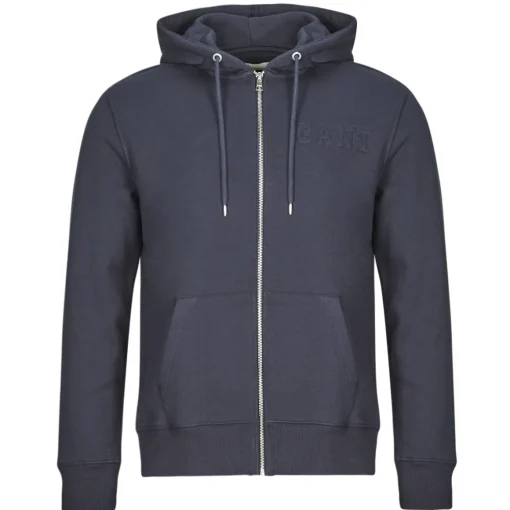 Gant - EMBOSSED FULL-ZIP HOODIE