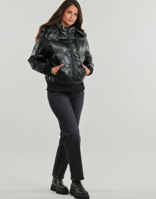 Guess - BICE METALLIC HOODIE PUFFER