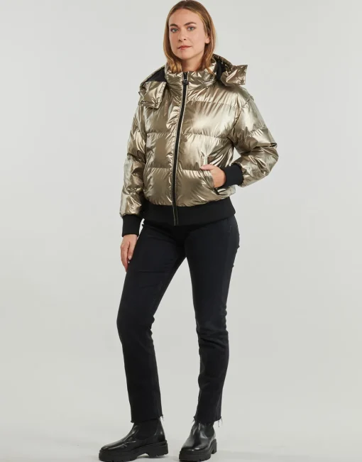 Guess - BICE METALLIC HOODIE PUFFER