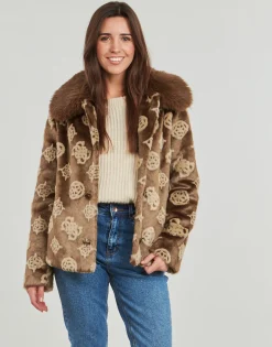 Guess - KARINE FUR LOGO JKT