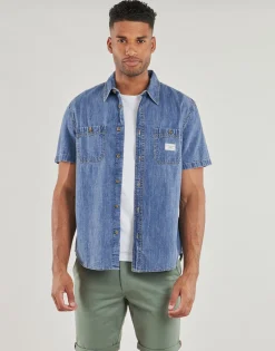 Guess - REGULAR SS DENIM SHIRT