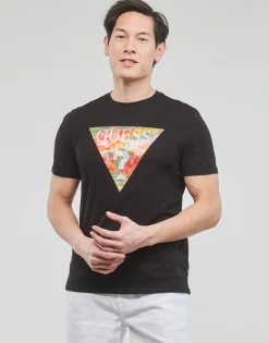 Guess - SS BSC ABSTRACT TRI LOGO TEE