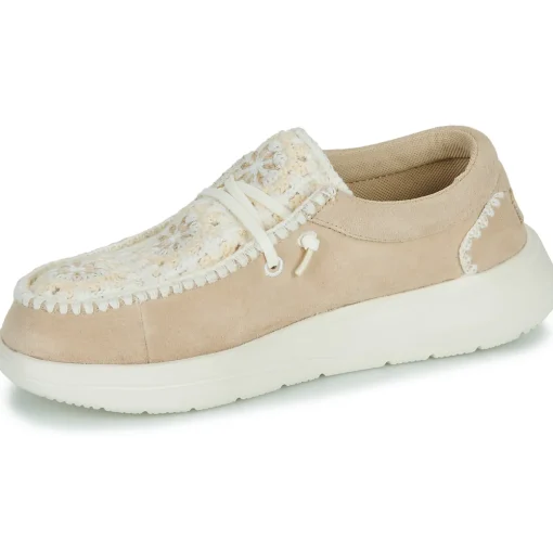 HEYDUDE - Wendy COMF Suede Crochet
