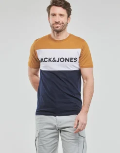 Jack & Jones - JJELOGO BLOCKING TEE SS