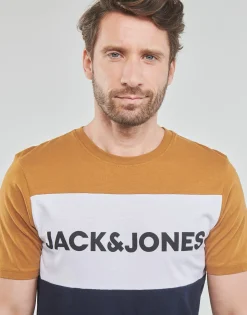 Jack & Jones - JJELOGO BLOCKING TEE SS