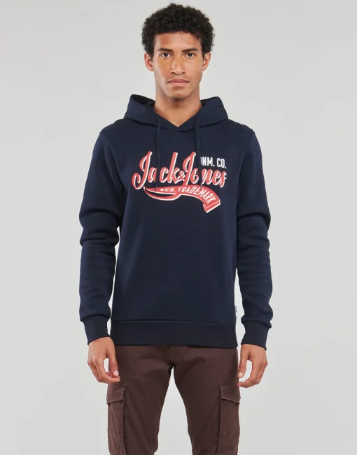 Jack & Jones - JJELOGO SWEAT HOOD 2 COL 23/24
