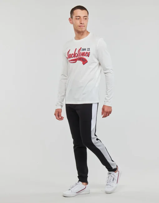 Jack & Jones - JJELOGO TEE LS O-NECK 2 COL AW23 SN