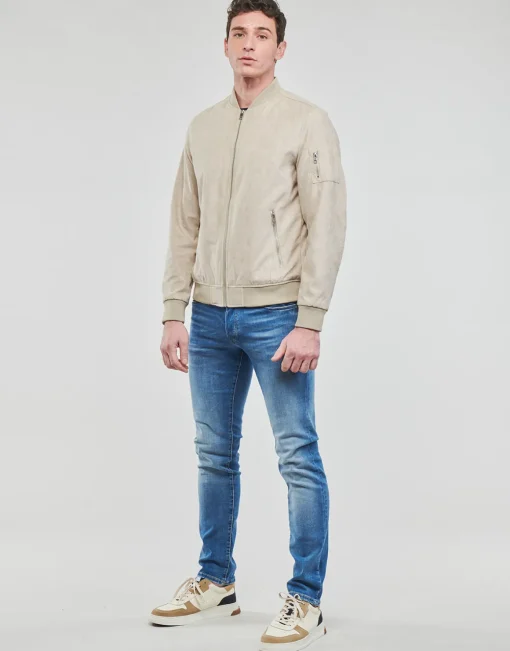 Jack & Jones - JJEROCKY FAUX SUEDE BOMBER