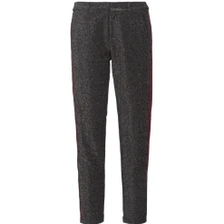 Maison Scotch - TAPERED LUREX PANTS WITH VELVET SIDE PANEL