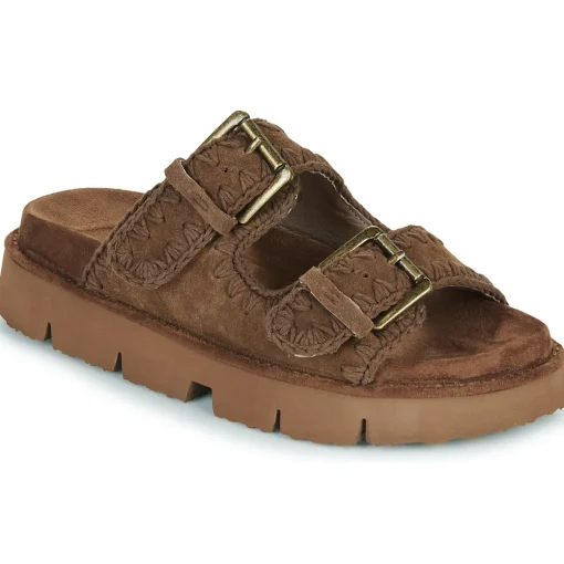 Mou - BIO SANDAL TWO BUCKLES MONOCHROME