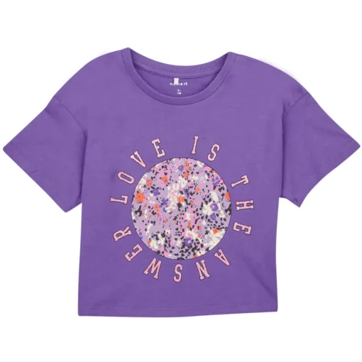 Name it - NKFBOLETTE SS LOOSE SHORT TOP