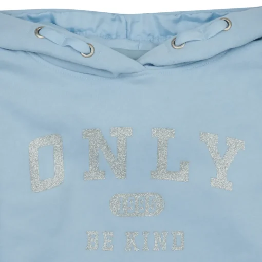 Only - KOGWENDY L/S LOGO HOOD CP SWT