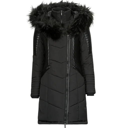 Only - ONLNEWLINETTE FUR HOOD COAT OTW