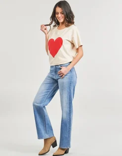 Pepe jeans - WIDE LEG JEANS UHW