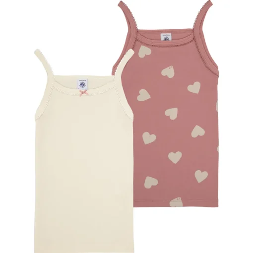 Petit Bateau - 2 CHEMISES BRETELLES