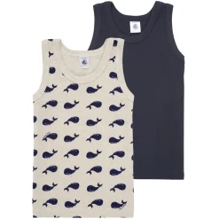 Petit Bateau - 2 DEBARDEURS