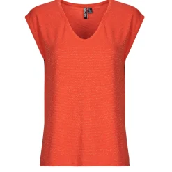Pieces - PCBILLO TEE LUREX STRIPES