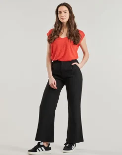 Pieces - PCBILLO TEE LUREX STRIPES