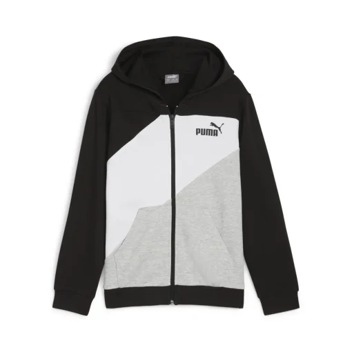 Puma - PUMA POWER COLORBLOCK FULL-ZIP HOODIE