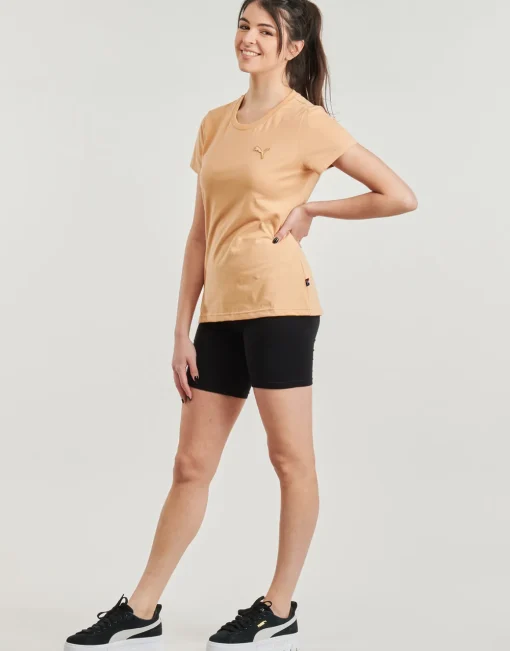 Puma - TEE W MIF BADGE BRODE