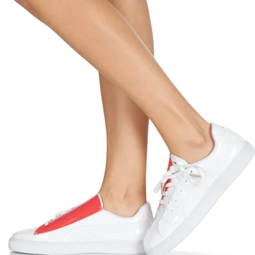 Puma - WN BASKET CRUSH.WH-HIBISCU