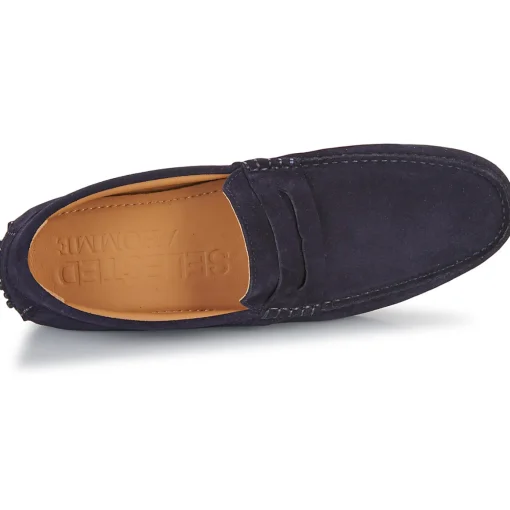 Selected - SLHSERGIO SUEDE PENNY DRIVING