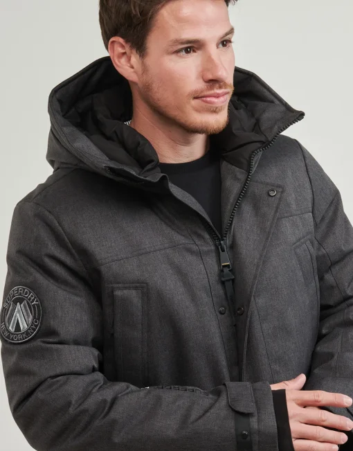 Superdry - PARKA CITY TWEED