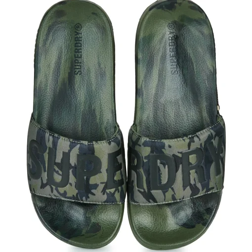Superdry - SANDALES PISCINE CAMO