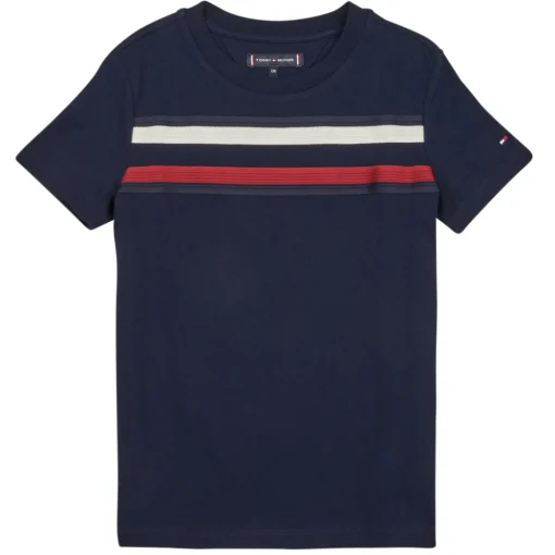 Tommy Hilfiger - GLOBAL STRIPE TEE S/S