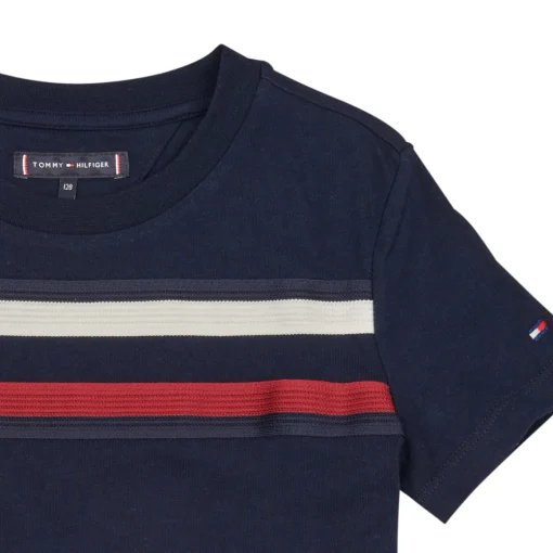 Tommy Hilfiger - GLOBAL STRIPE TEE S/S