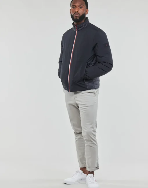 Tommy Hilfiger - MIX MEDIA STAND COLLAR JACKET