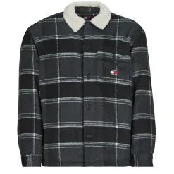 Tommy Jeans - TJM CHECK SHERPA OVERSHIRT EXT