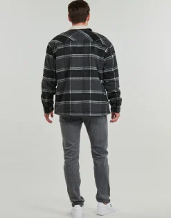 Tommy Jeans - TJM CHECK SHERPA OVERSHIRT EXT