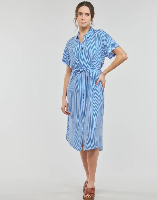 Vero Moda - VMBUMPY SS CALF SHIRT DRESS NOOS