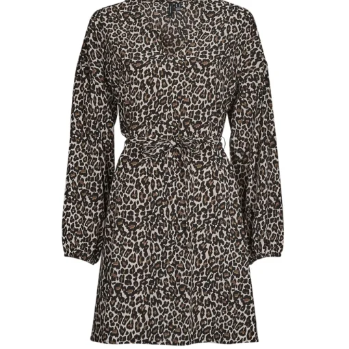 Vero Moda - VMNAJA LS SHORT DRESS WVN GA NOOS